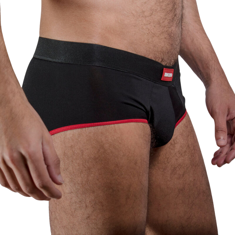 MACHO MS24R CALZONCILLO BRIEF DARK ROJO XL