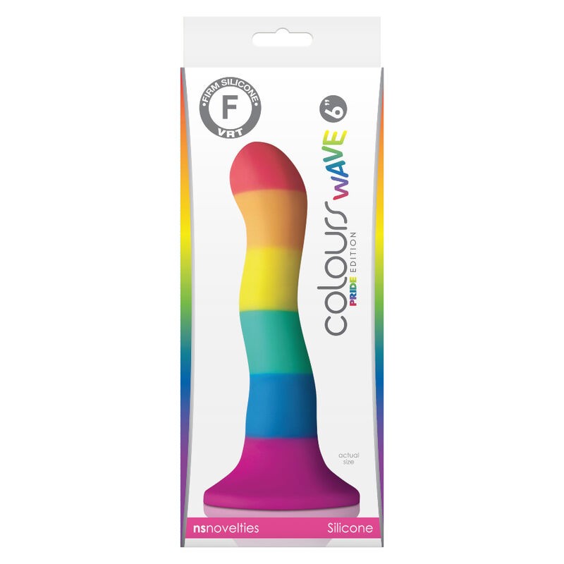 PRIDE DILDO WAVE BANDERA LGBT 17 CM