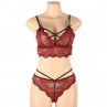 SUBBLIME SET DOS PIEZAS TOP Y PANTIES ENCAJE S M