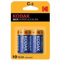 KODAK MAX PILA ALCALINA C LR14 BLISTER2