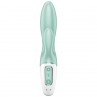SATISFYER AIR PUMP BUNNY 5 VIBRADOR RABBIT INFLABLE APP VERDE