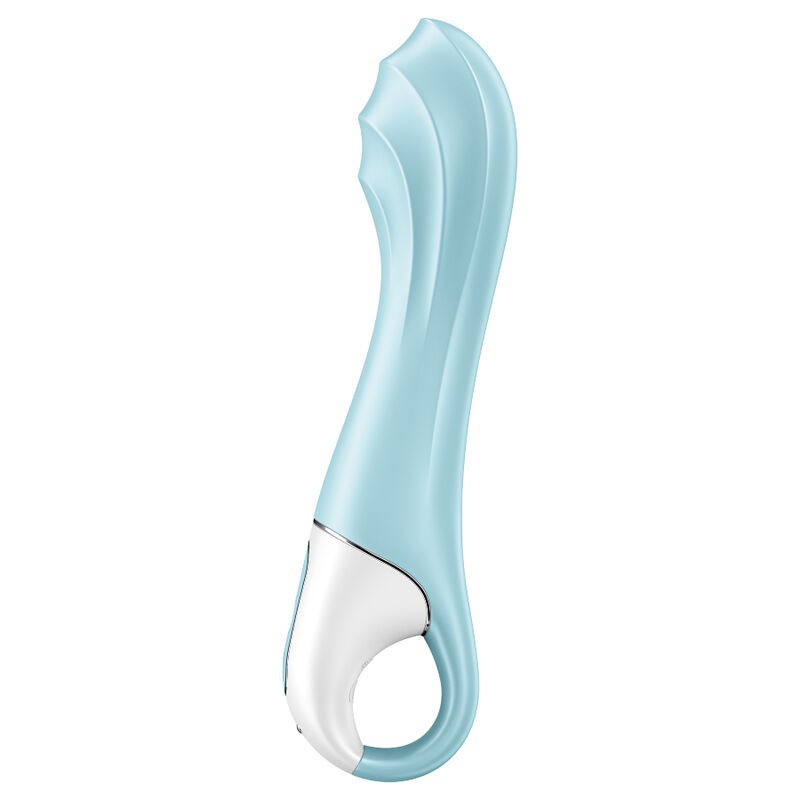 SATISFYER AIR PUMP VIBRATOR 5 VIBRADOR PUNTO G INFLABLE APP AZUL