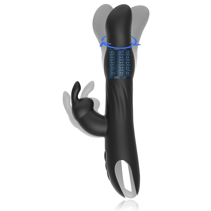 BRILLY GLAM MOEBIUS RABBIT VIBRATOR ROTATOR COMPATIBLE CON WATCHME WIRELESS TECHNOLOGY