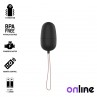 ONLINE HUEVO VIBRADOR CON MANDO CONTROL REMOTO NEGRO