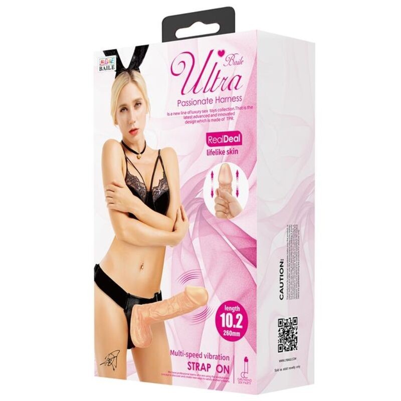 BAILE ULTRA PASSIONATE HARNESS 26 CM NATURAL