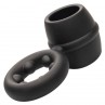 CALEXOTICS ALPHA DUAL MAGNUM RING NEGRO