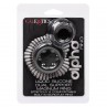 CALEXOTICS ALPHA DUAL MAGNUM RING NEGRO