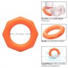 CALEXOTICS ALPHA SEXAGON RING NARANJA