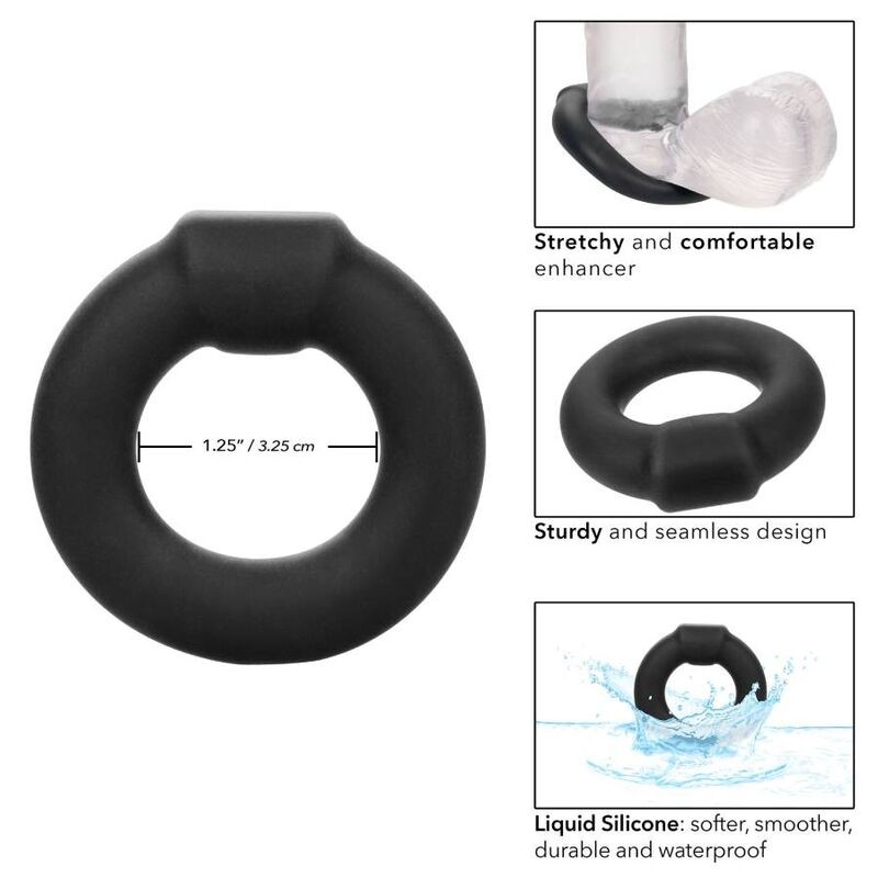 CALEXOTICS ALPHA OPTIMUM RING NEGRO