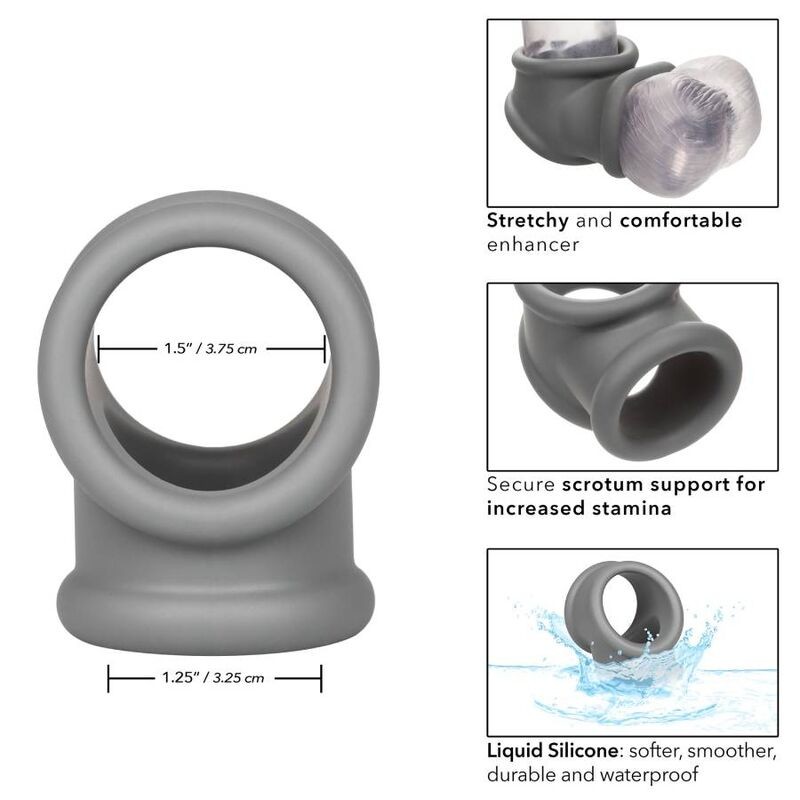 CALEXOTICS ALPHA PRECISION RING GRIS