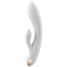 SATISFYER DOUBLE FLEX VIBRADOR APP BLANCO