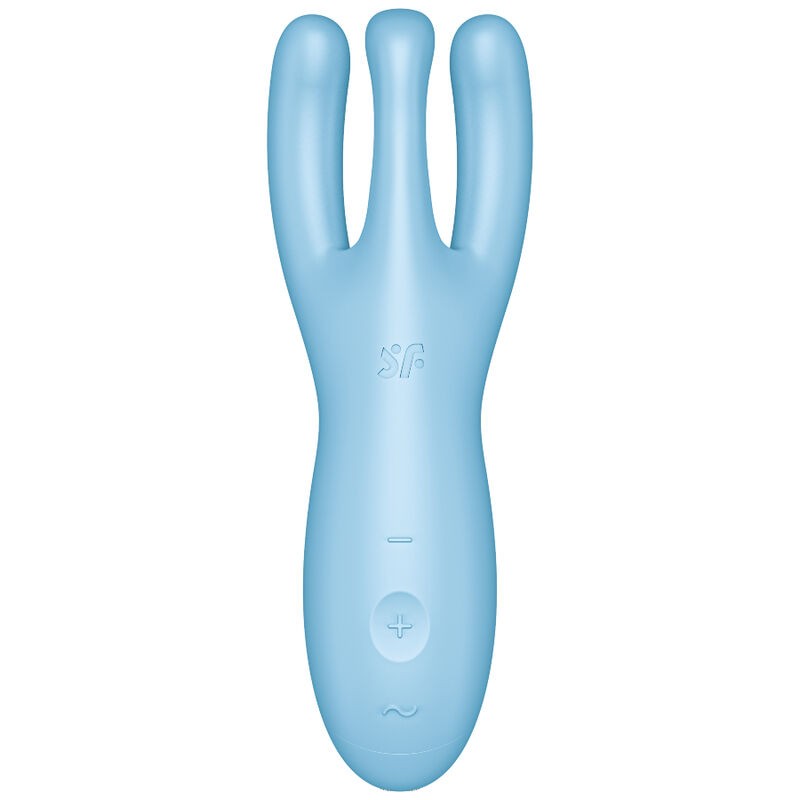 SATISFYER THREESOME 4 VIBRADOR APP AZUL