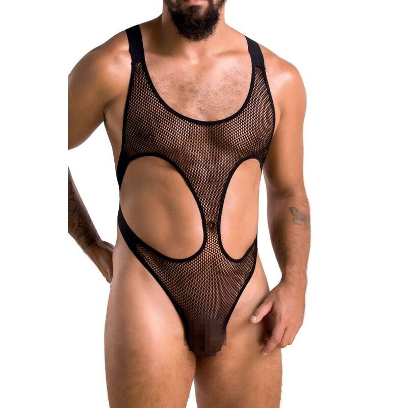 PASSION 040 BODY LEON NEGRO L XL