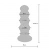 TOYJOY BUTTOCKS THE RADIANT GLASS BUTTPLUG