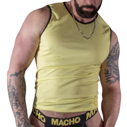 MACHO CAMISETA AMARILLO S M