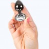 SECRETPLAY GUNMETAL BUTT PLUG TALLA S 7 CM