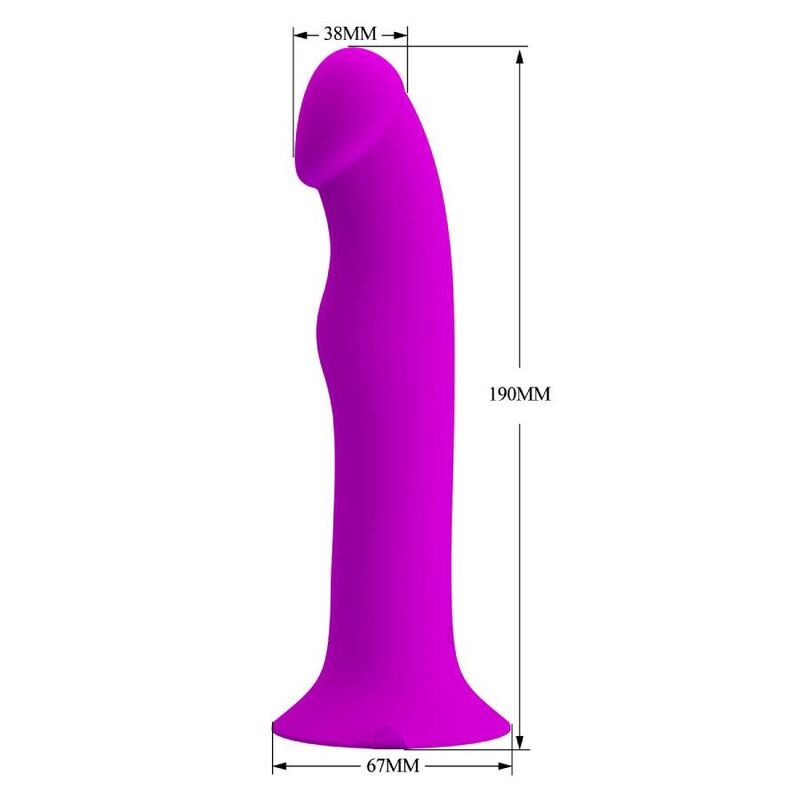 PRETTY LOVE MURRAY VIBRADOR Y ESTIMULADOR PUNTO G MORADO