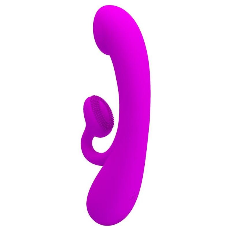 PRETTY LOVE SINCERE VIBRADOR Y SUCCIONADOR DE CLITORIS SILICONA MORADO