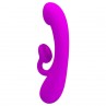 PRETTY LOVE SINCERE VIBRADOR Y SUCCIONADOR DE CLITORIS SILICONA MORADO