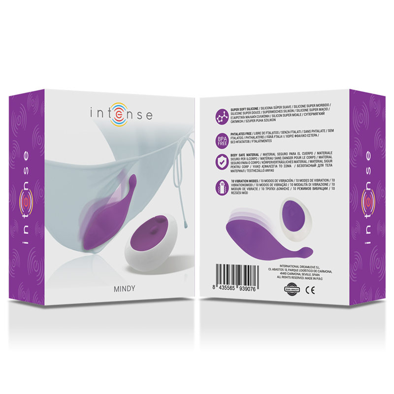 INTENSE MINDY PANTIE CONTROL REMOTO MORADO