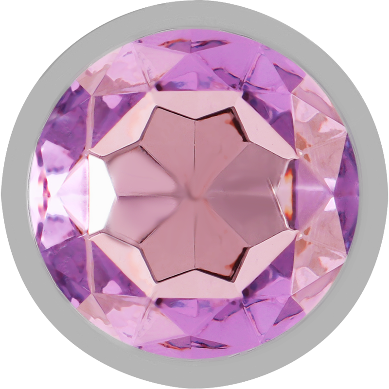 INTENSE PLUG ANAL METAL ALUMINIO CON CRISTAL VIOLETA TALLA S