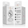 INTENSE PLUG ANAL METAL ALUMINIO CON CRISTAL PLATA TALLA L