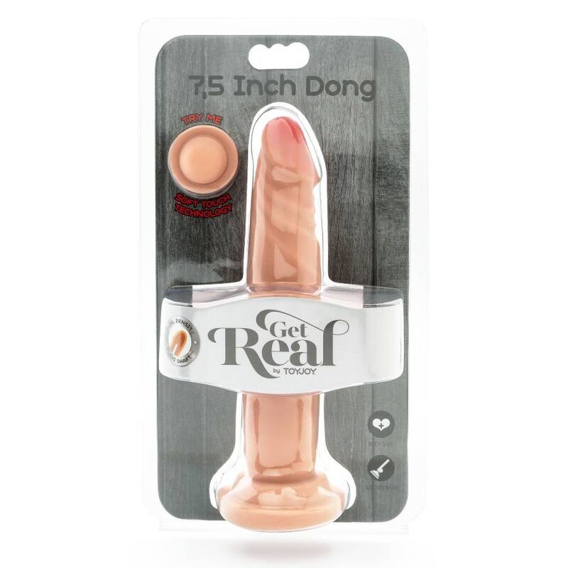 GET REAL DUAL DENSITY DONG 19 CM NATURAL