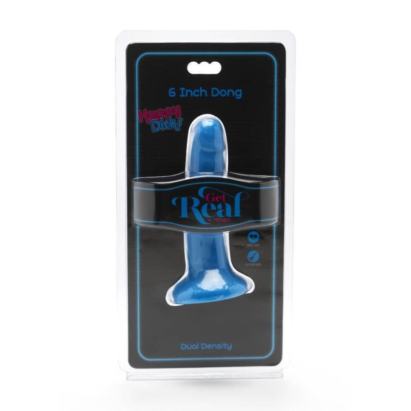 GET REAL HAPPY DICKS DONG 12 CM AZUL