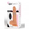 GET REAL DILDO VIBRADOR CON BOLAS GIRATORIAS NATURAL