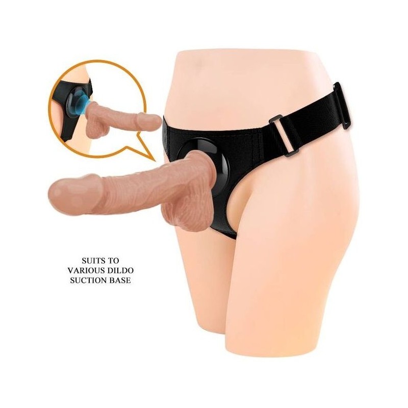 PRETTY LOVE HARNESS BRIEFS ARNeS UNIVERSAL CON DILDO JERRY 218 CM NATURAL