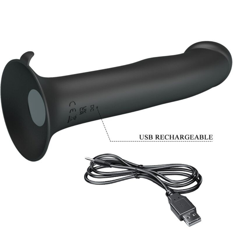 PRETTY LOVE MURRAY VIBRADOR Y SUCCIONADOR DE CLITORIS NEGRO
