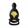 ZALO BAYEK ANILLO VIBRADOR CONTROL REMOTO PAREJAS NEGRO