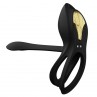 ZALO BAYEK ANILLO VIBRADOR CONTROL REMOTO PAREJAS NEGRO
