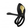 ZALO BAYEK ANILLO VIBRADOR CONTROL REMOTO PAREJAS NEGRO