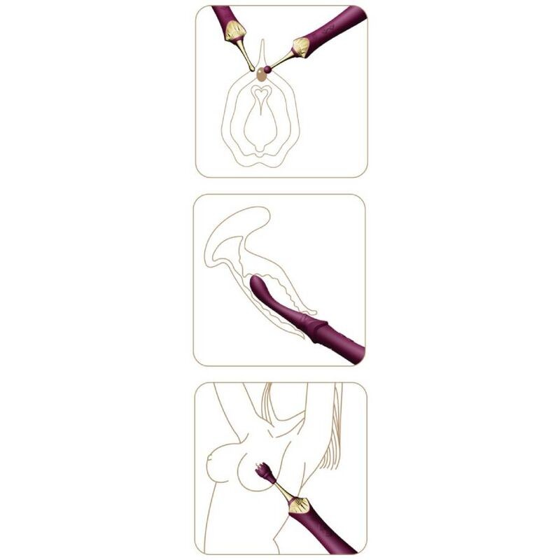 ZALO BESS 2 MASAJEADOR PERSONAL MORADO