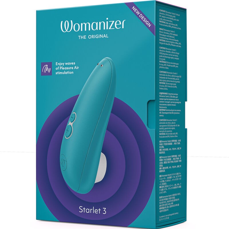WOMANIZER STARLET 3 ESTIMULADOR CLiTORIS TURQUESA