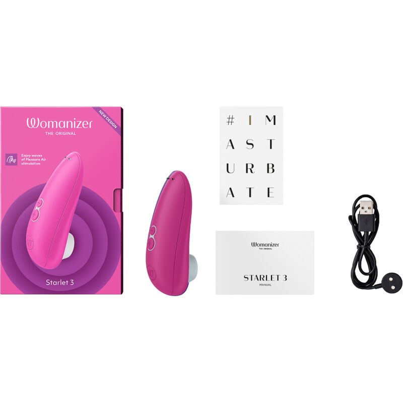 WOMANIZER STARLET 3 ESTIMULADOR CLiTORIS ROSA