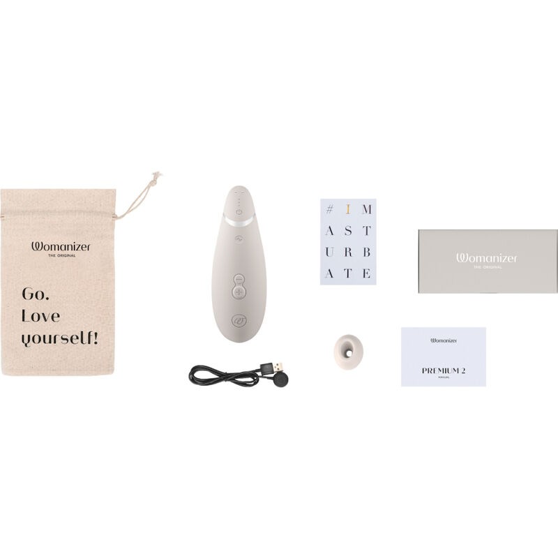 WOMANIZER PREMIUM 2 ESTIMULADOR DE CLiTORIS GRIS
