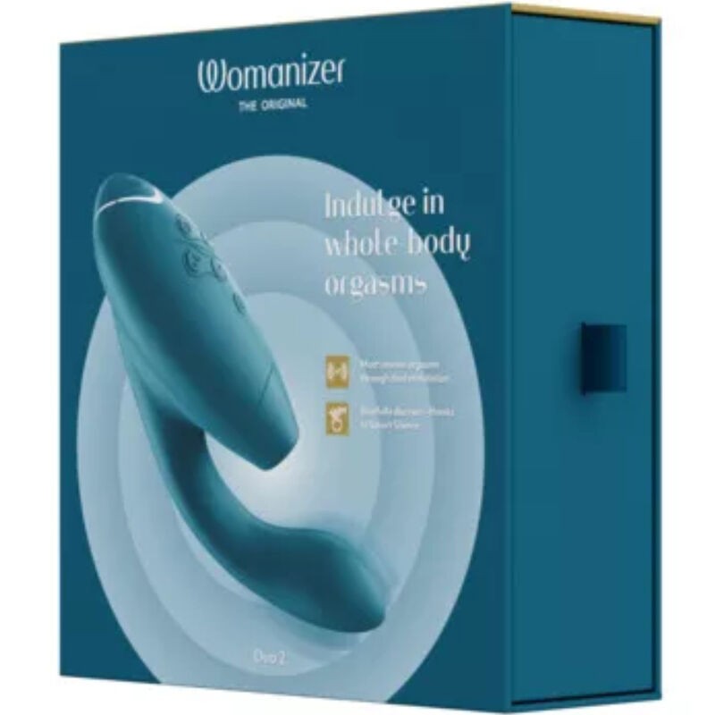 WOMANIZER DUO 2 ESTIMULADOR AZUL PETRoLEO