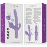 INTENSE BILLIE VIBRADOR MULTIFUNCIoN RECARGABLE SUCCIONADOR CON PULSADOR MORADO