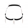 GET REAL STRAP ON PLEASURE HARNES NEGRO