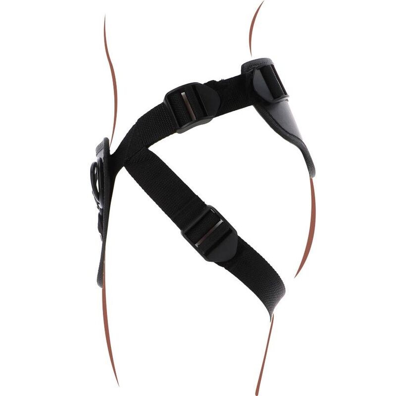 GET REAL STRAP ON DELUXE HARNES NEGRO