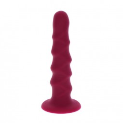 GET REAL RIBBED DONG 12 CM ROJO