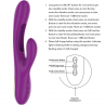 INTENSE APOLO VIBRADOR MULTIFUNCIoN RECARGABLE 7 VIBRACIONES CON LENGUA OSCILANTE MORADO