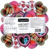PASANTE PRESERVATIVO ROJO FORMA CORAZON BOLSA 144 UNIDADES