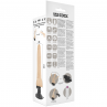 BASECOCK VIBRADOR REALISTICO CONTROL REMOTO NATURAL 19 CM O 4 CM