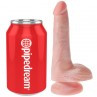 KING COCK PENE REALISTICO CON TESTICULOS 135 CM NATURAL