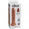 KING COCK PENE REALISTICO CON PREPUCIO 178 CM CARAMELO