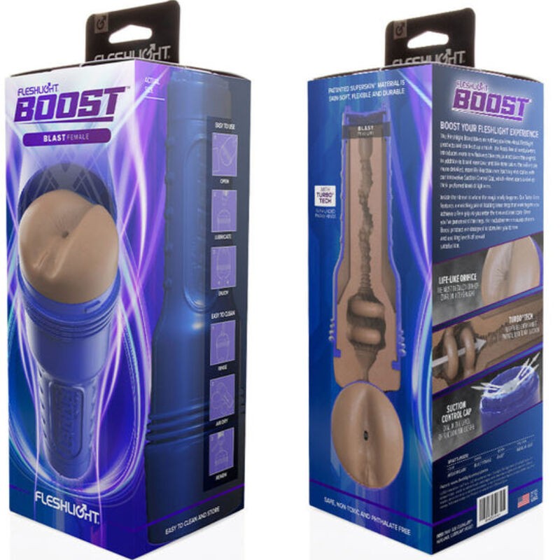 FLESHLIGHT BOOST MASTURBADOR ANO BLAST FEMALE MD FLESH RP