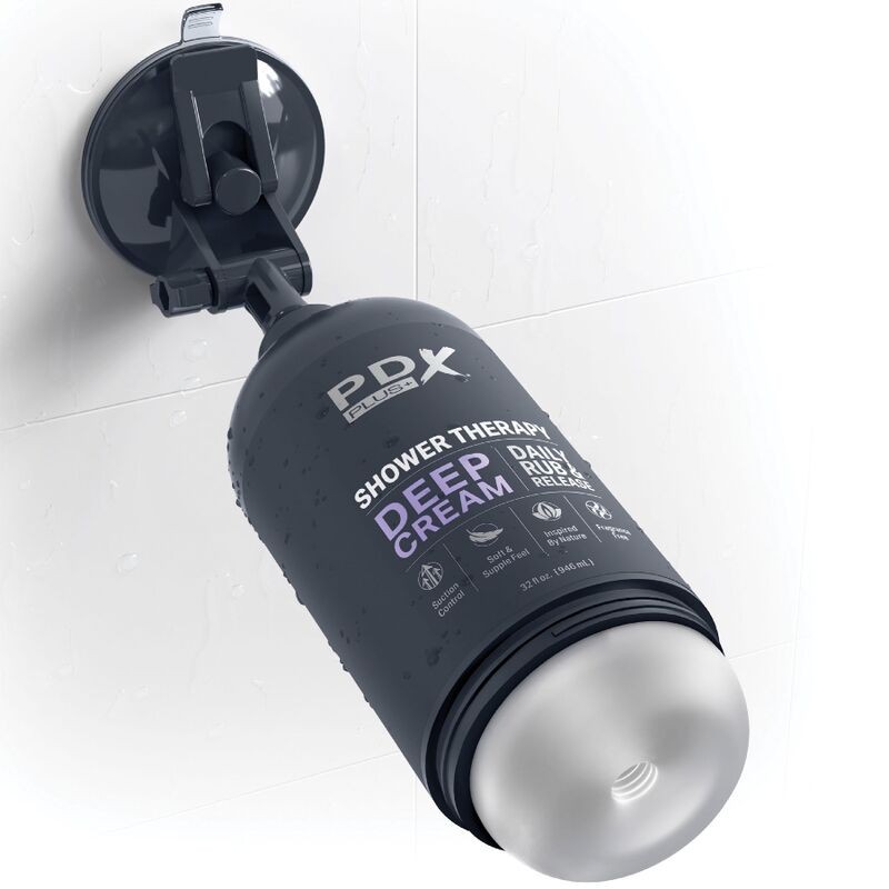 PDX PLUS MASTURBADOR STROKER DISENO DISCRETO DE BOTE CHAMPU DEEP CREAM